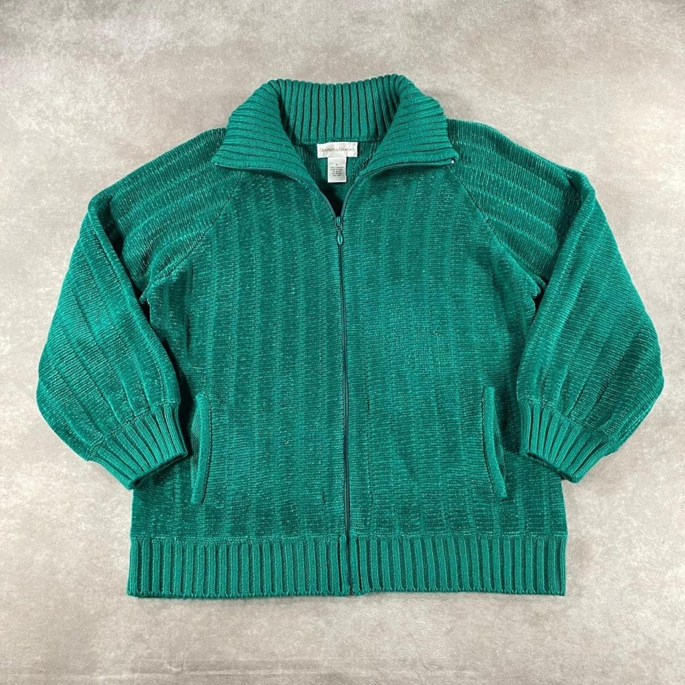 American Vintage Green Sweater Cardigan